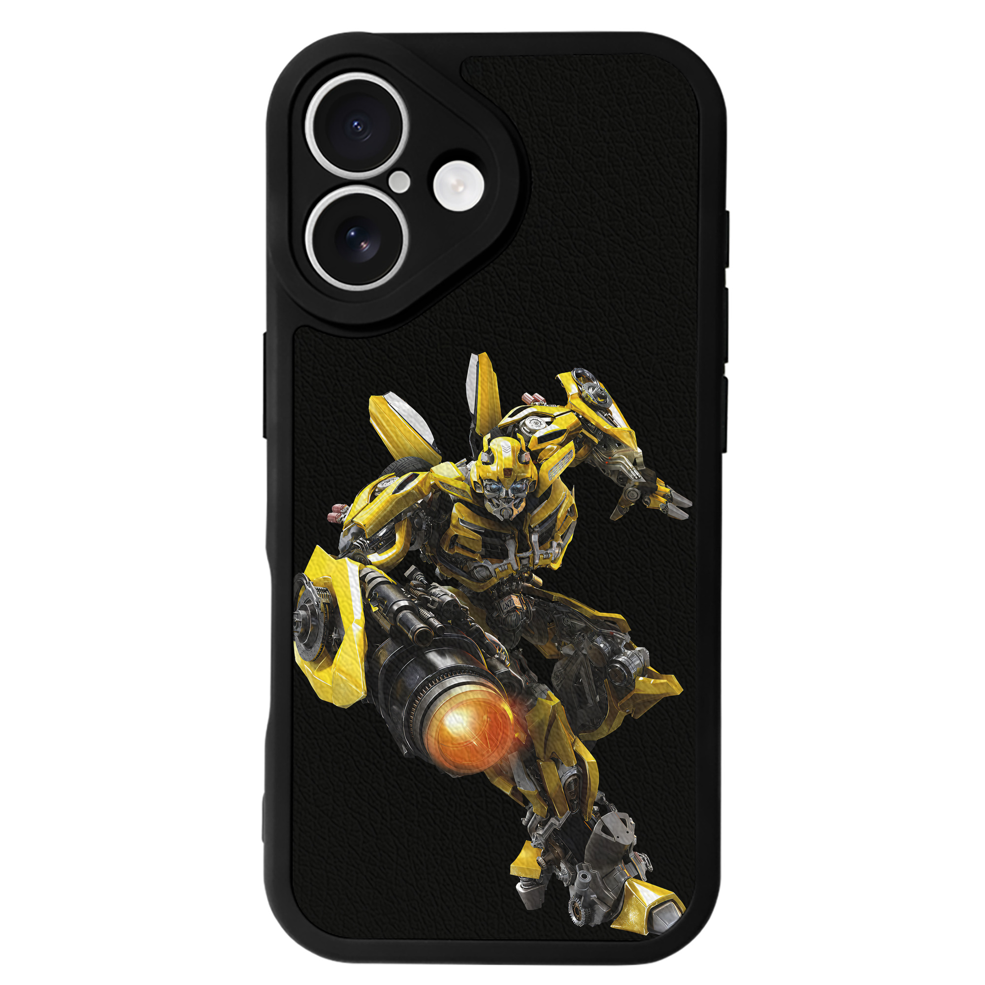 （画像用） Transformers トランスフォーマー 【iPhone 16シリーズ対応】シリコンスマホケース（レザー調） 材質：シリコン